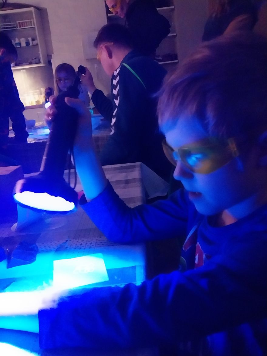 Warsztaty w laboratorium w Sudeckiej Zagrodzie Edukacyjnej